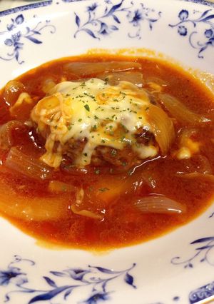 とろ〜りチーズの煮込みハンバーグソース-レシピのメイン写真