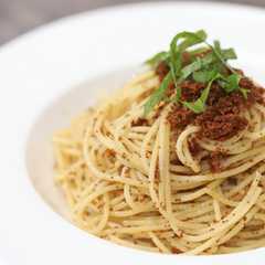 รูปของ 禁断のグルメ！ふぐの子パスタ