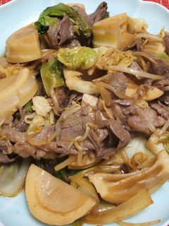 たけのこと牛肉のさっぱりポン酢炒め-レシピのメイン写真