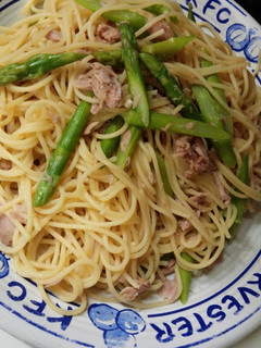 ツナ・アスパラのスパゲティ-レシピのメイン写真