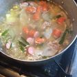 ストック野菜で具沢山スープ