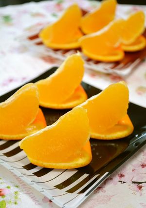 食べやすい♪オレンジ飾り切り♪♪-レシピのメイン写真