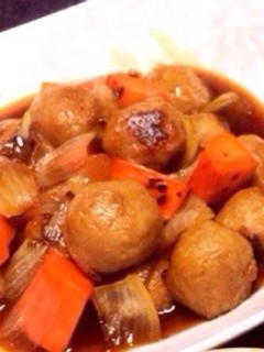 鳥だんごの甘酢-レシピのメイン写真