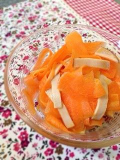 簡単♪ヒラヒラ人参のレモンマリネ-レシピのメイン写真