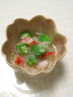 オクラと大根のおろしあえ-レシピのメイン写真