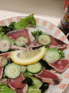 鰹たたきのカルパッチョ-レシピのメイン写真