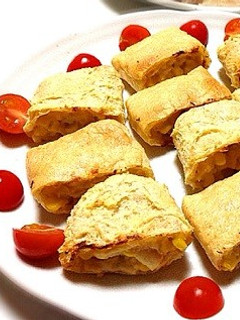 味付け里芋で簡単きつね焼き-レシピのメイン写真