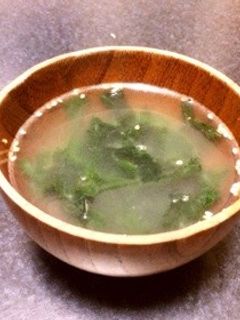 お湯を注ぐだけの簡単わかめスープ-レシピのメイン写真