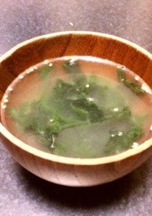お湯を注ぐだけの簡単わかめスープ-レシピのメイン写真