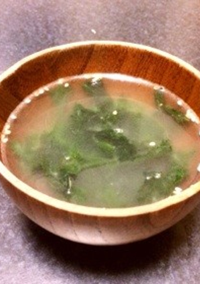 お湯を注ぐだけの簡単わかめスープ-レシピのメイン写真