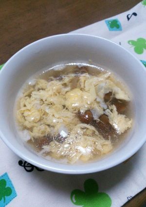 なめこのかきたま中華スープ-レシピのメイン写真