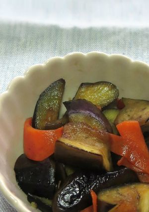 簡単!お弁当に☆なすの炒め物-レシピのメイン写真