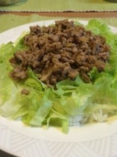 みそ味ひき肉のサラダ丼-レシピのメイン写真