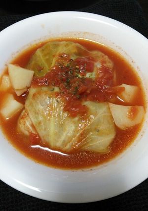 ★キーマカレーリメイク♪ロールキャベツ★-レシピのメイン写真