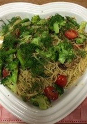 野菜とオイルサーディン・アンチョビパスタ-レシピのメイン写真