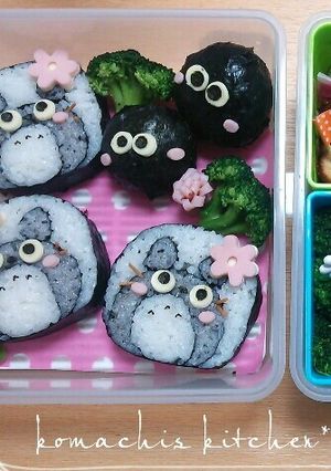 トトロ のりまき（キャラ弁）-レシピのメイン写真