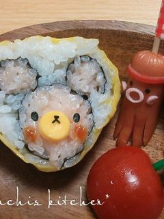 くまちゃん のりまき(キャラ弁)-レシピのメイン写真