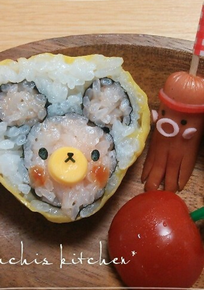 くまちゃん のりまき（キャラ弁）-レシピのメイン写真