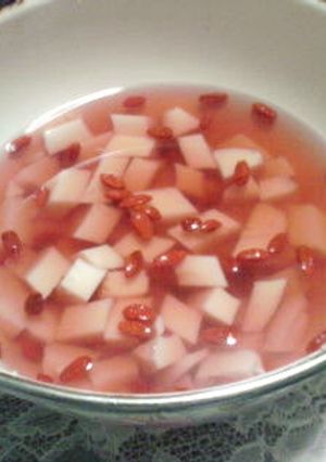 スカーレット杏仁豆腐-レシピのメイン写真