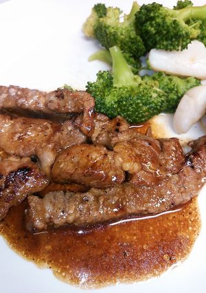 味付き豚スティク焼き-レシピのメイン写真