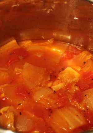 鶏モモ入りミネストローネ-レシピのメイン写真