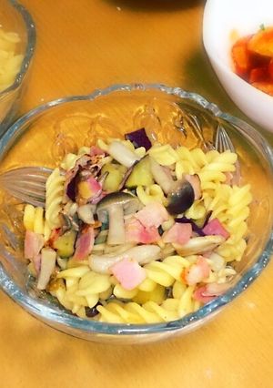 さつまいもとベーコンのバター醤油パスタ。-レシピのメイン写真