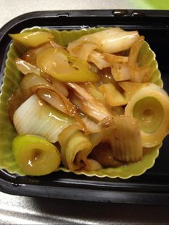 肉団子とねぎのマヨポン炒め-レシピのメイン写真