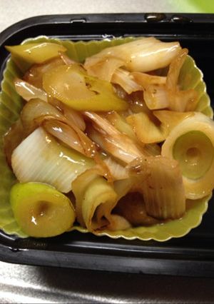 肉団子とねぎのマヨポン炒め-レシピのメイン写真
