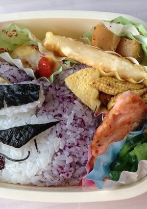 妖怪ウォッチでわるニャン♪キャラ弁-レシピのメイン写真