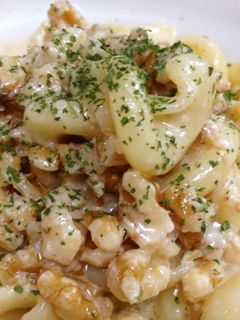 ゴロゴロクルミクリームパスタ-レシピのメイン写真