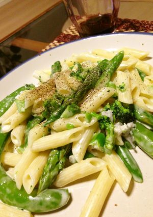 簡単ソース☆春野菜のゴルゴンゾーラ☆-レシピのメイン写真