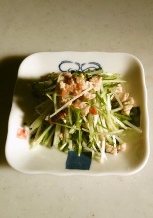 超かんたん♪水菜と梅のさっぱり和え-レシピのメイン写真