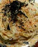 大皿で簡単♪トリプル胡麻そうめん