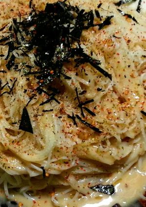 大皿で簡単♪トリプル胡麻そうめん-レシピのメイン写真