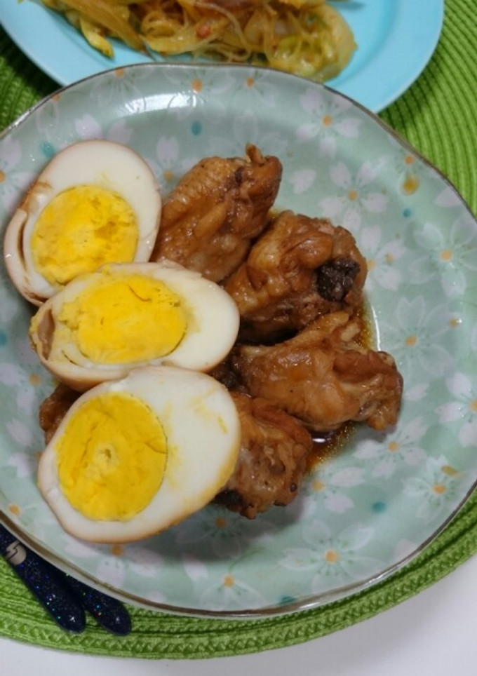 圧力鍋で☆手羽元と卵の中華風さっぱり煮-レシピのメイン写真