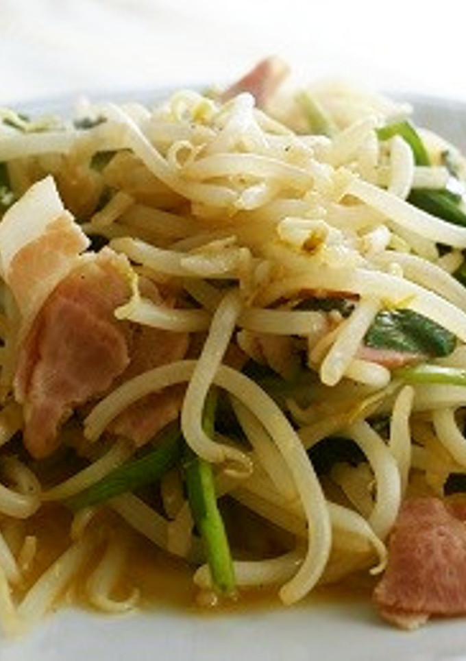ニラともやしの甘酢炒め-レシピのメイン写真