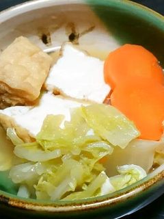 簡単☆厚揚げと白菜・人参の煮物♪-レシピのメイン写真
