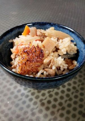 お焦げが旨い炊き込みご飯(//∇//)-レシピのメイン写真
