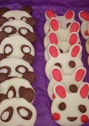 パンダとうさぎの簡単クッキー-レシピのメイン写真