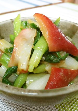 わけぎとホッキ貝のぬた(辛子酢みそ和え)-レシピのメイン写真