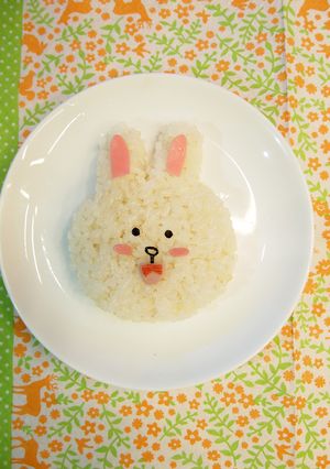 お花見デコおにぎり（コニー編）-レシピのメイン写真
