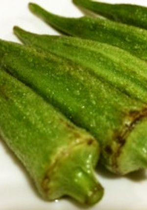 シンプルにおくら揚げ-レシピのメイン写真