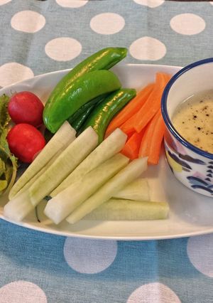 【石橋】春野菜の贅沢バーニャカウダー!-レシピのメイン写真