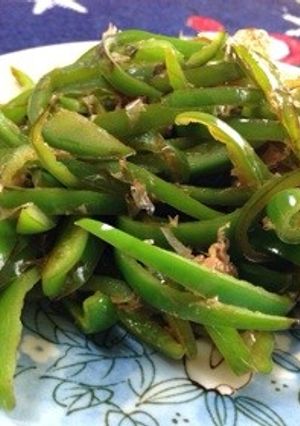 簡単☆早くて美味しいピーマンのポン酢炒め-レシピのメイン写真