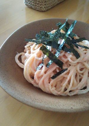 ワンボールｄｅたらこパスタ-レシピのメイン写真