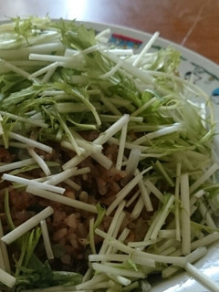 *水菜のせチャーハン*-レシピのメイン写真