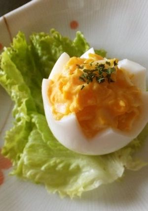 お花の卵サラダ-レシピのメイン写真