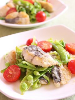 さわらと春野菜の新玉マリネ-レシピのメイン写真