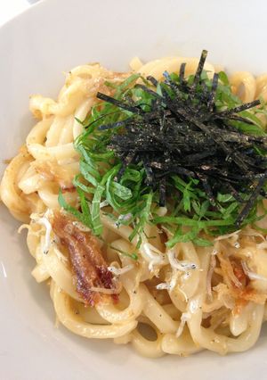 冷凍うどん＋しらすチーズで簡単節約ランチ-レシピのメイン写真