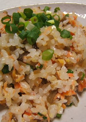 鮭ときんぴらの簡単混ぜご飯-レシピのメイン写真
